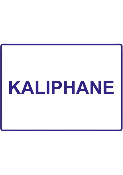 Kalıphane Isg Uyarı Levhası Pvc A5 15X21 cm