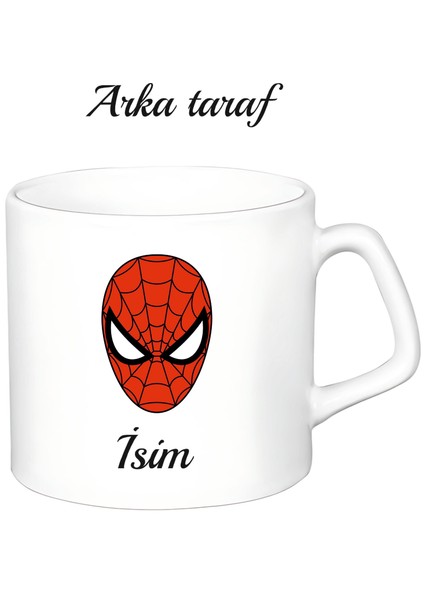 Kişiye Özel Spiderman Beyaz Afilli Kupa Bardak fiyatları