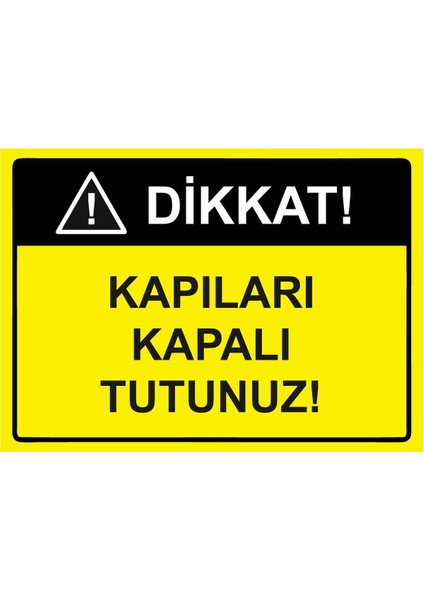 Bu Fabrika 24 Saat Sesli Kamera ile Izlenmektedir Isg Uyarı Levhası Pvc A5 15X21 cm