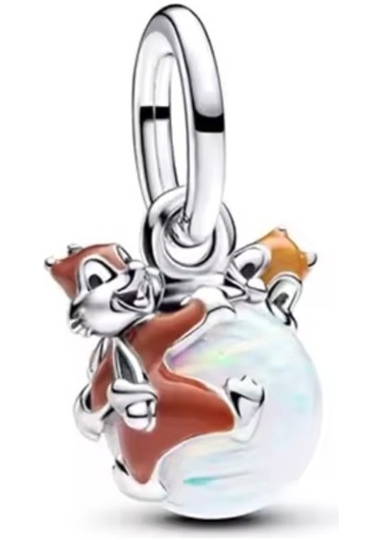 Gümüş Disney Chip ve Dale Biblo Sallantılı Charm fiyatları