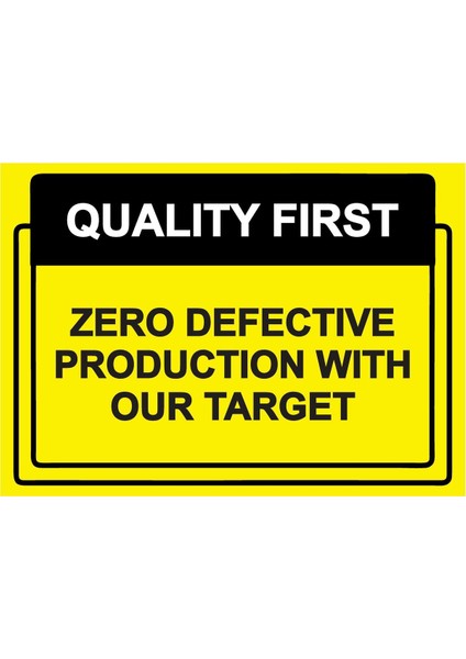 Qualıty Fırst Zero Defectıve Productıon Wıth Our Target Isg Uyarı Levhası Pvc A5 15X21 cm