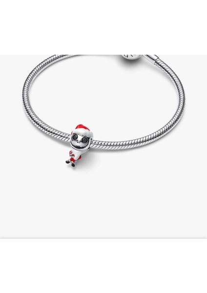 Gümüş Noel Gecesi Kabusu Jack Skellington Charm fiyatları