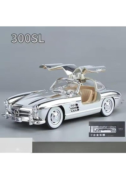 Mercedes-Benz 300 Sl Siyah 1954 Model Klasik Araba 1/24 Ölçek Mercedes 300SL Gri Parlak fiyatları