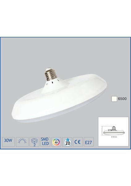 30W E27 2'li Simit LED Ampul fırsatları