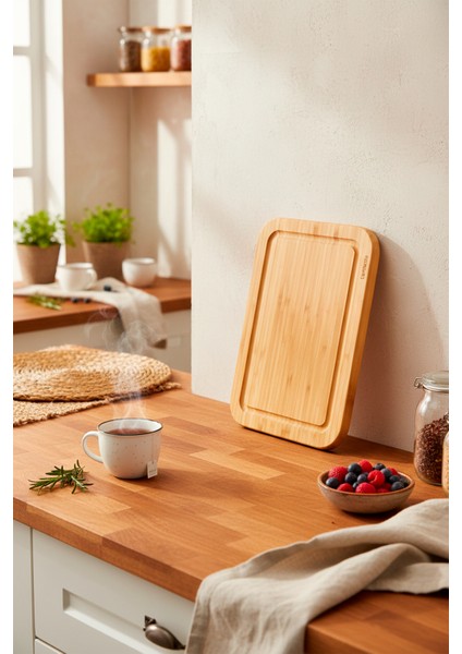 Bambum Bamilo Kesme Tahtası Orta Boy