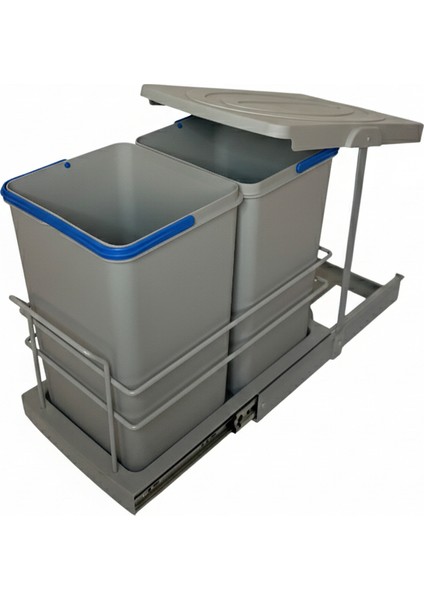 12+12 Lt. Raylı Çöp Kovası fiyatları