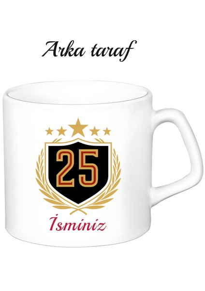 Kişiye Özel Galatasaray Taraftar Temalı Beyaz Afilli Kupa Bardak fiyatları