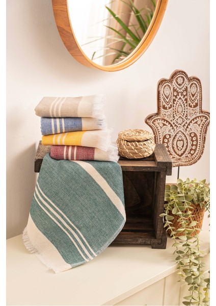 5 Adet Yüksek Emici Pamuk Mutfak El Bezi Havlusu Seti 30X50 Cm.