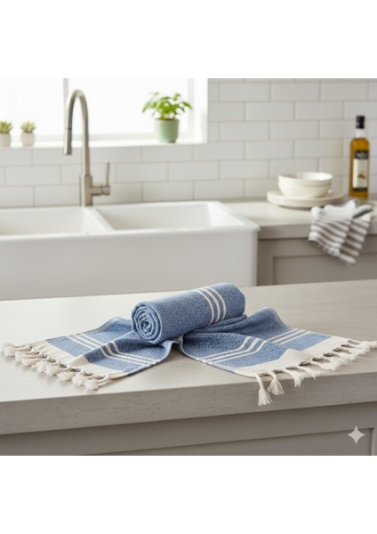 5 Adet Yüksek Emici Pamuk Mutfak El Bezi Havlusu Seti 30X50 Cm. fırsatları
