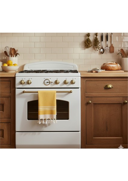 5 Adet Yüksek Emici Pamuk Mutfak El Bezi Havlusu Seti 30X50 Cm.