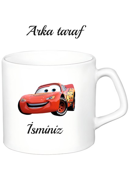 Kişiye Özel Arabalar Mcquenn Beyaz Afilli Kupa Bardak fiyatları