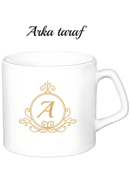 Kişiye Özel Harf Beyaz Afilli Kupa Bardak fiyatları