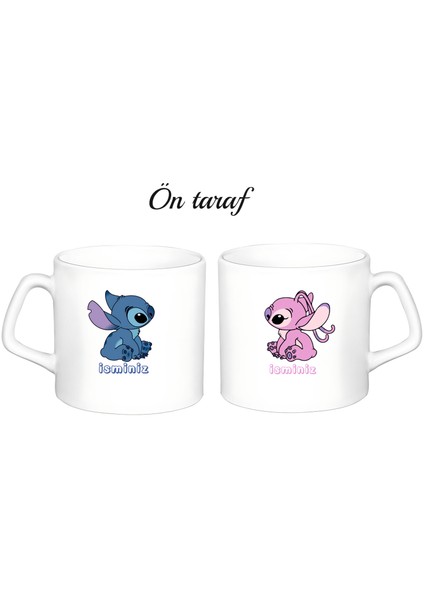 2 Adet Kişiye Özel Stitch Temalı Kupa