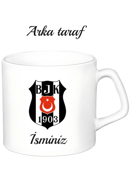 Kişiye Özel Beşiktaş Beyaz Afilli Kupa Bardak fiyatları