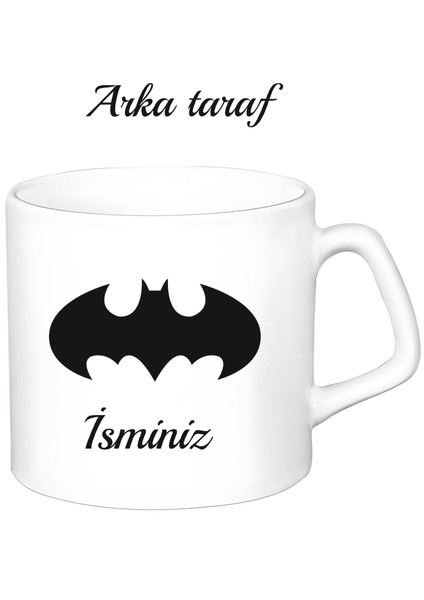 Kişiye Özel Batman Beyaz Afilli Kupa Bardak fiyatları