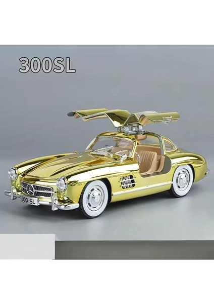 Mercedes-Benz 300 Sl Siyah 1954 Model Klasik Araba 1/24 Ölçek Mercedes 300SL Parlak Gold fiyatları