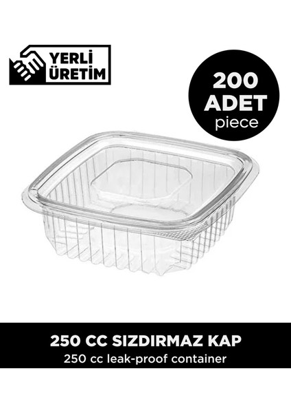 250 cc Sızdırmaz Kap - 200 Adet