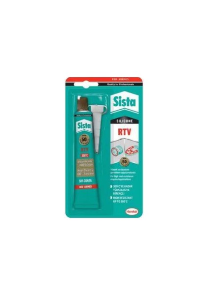 Rtv Silikon Sıvı Conta Kırmızı 50 gr