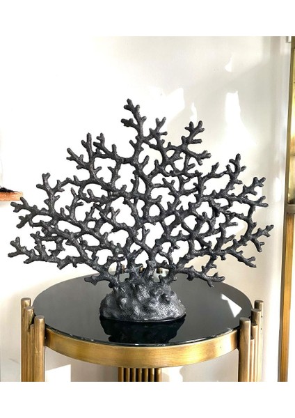 Dekoratif Mercan Çok Dallı Hayat Ağacı Biblo