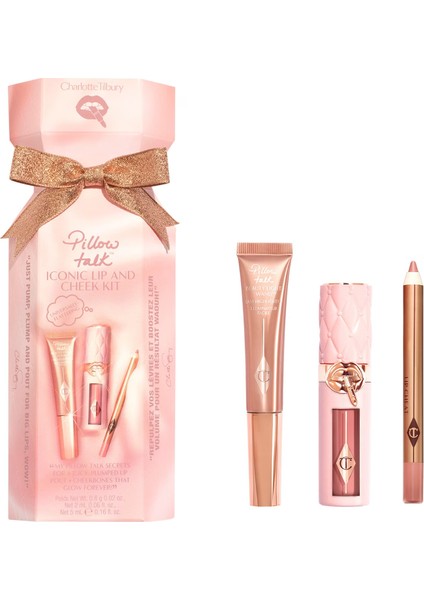 Pillow Talk Iconic Lip And Cheek Kit - Makyaj Seti 7,8 ml