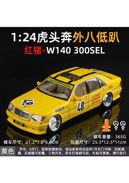 Mercedes Benz S320L Diecast Model Araba Mercedes Benz W140 300SEL Modifiyeli modelleri