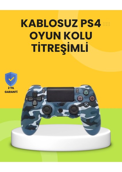Bfs Ps4 Uyumlu Kablosuz Oyun Kolu Ergonomik Çift Titreşimli