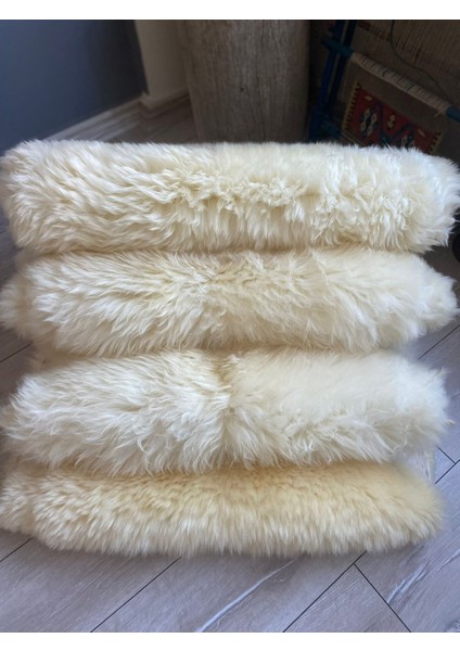 Medikal Hakiki 100% Koyun Derisi Post Halı 110X80 cm – Doğal Kürk – Yumuşak & Isı Yalıtımlı