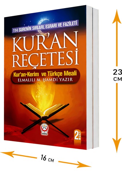Kur’an Reçetesi Kitabı 2 Cilt- 114 Surenin Sırları Esrarı ve Fazileti fırsatları