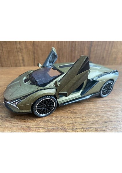 Lamborghini Çek Bırak Model Araba Lamborghini Veneno Diecast Araba Kapı Bagaj Kaput