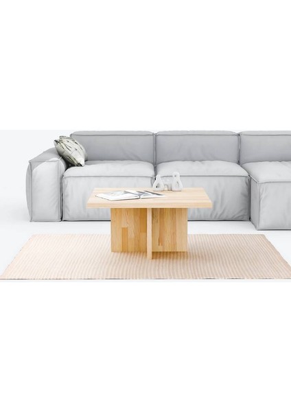 Masif Ağaç Kare Orta Sehpa 80 x 80 modelleri