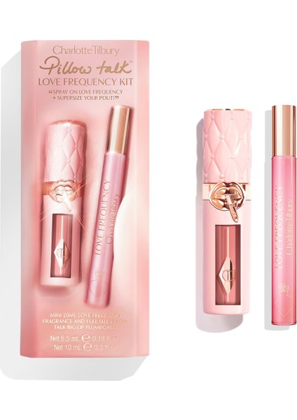 Pillow Talk Love Frequency Kit - Makyaj ve Parfüm Seti 10 ml + 5,5 ml