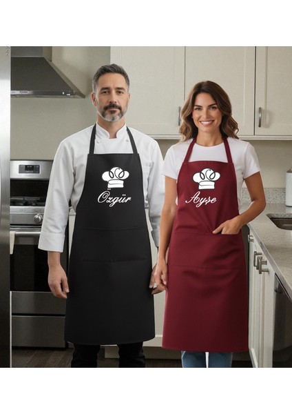 Kişiye Özel Isim Baskılı Mutfak Önlüğü modelleri