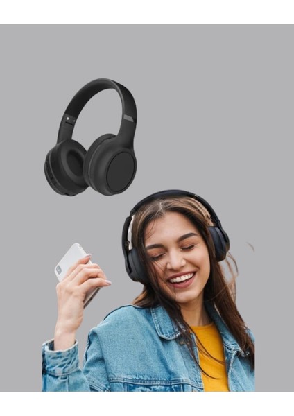 Bfs Siyah Kablosuz Bluetooth Kulaklık 300 Mah Hızlı Şarj Katlanabilir Pedli indirimleri