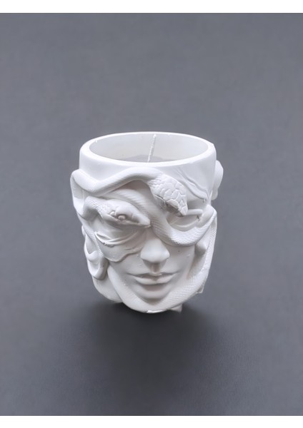 Dekoratif Medusa Figürlü Hoş Kokulu %100 Doğal Soya Mum Sanatsal ve Özgün Tasarım | Ev ve Ofis Dekorasyonu, Koleksiyonluk Ürünler, Özel Günler ve Fotoğraf Konseptleri Için Şık ve Güçlü Hediyelik modelleri