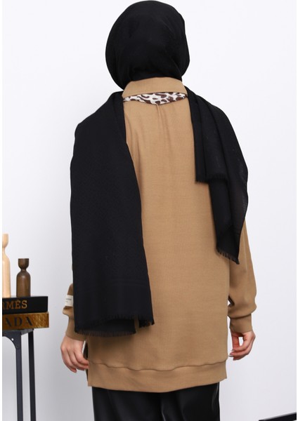 Camel Fular Detaylı Yakalı Tunik fırsatları