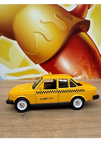 Murat 131 Taksi 1/36 Ölçek Çek Bırak Diecast Metal Model Oyuncak Araba Tofaş Taksi Murat 131 fiyatları
