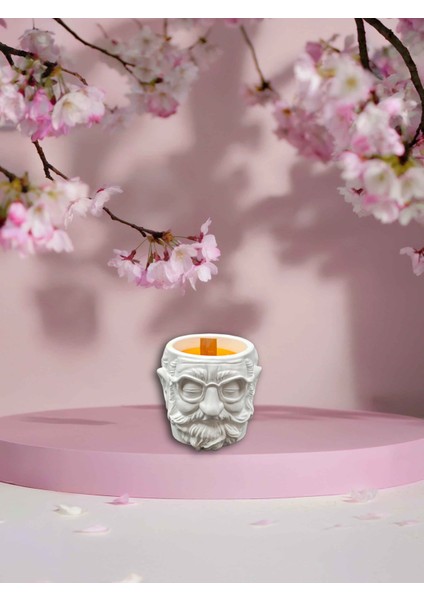 Dekoratif Yaşlı Adam Figürlü Hoş Kokulu %100 Doğal Soya Mum Sanatsal ve Özgün Ev ve Ofis Dekorasyonu, Koleksiyonluk Ürünler, Özel Günler ve Fotoğraf Konseptleri Için Şık ve Karakteristik Hediyelik fırsatları