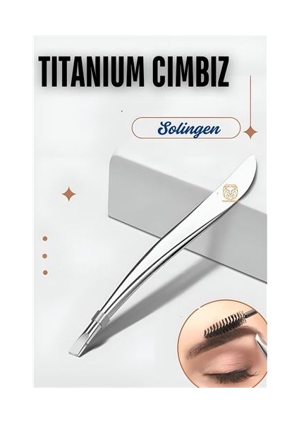 Cımbız Titanyum Çelik Solingen Professional