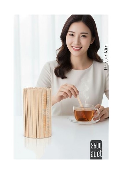 Ahşap Karıştırıcı Kaşık – 2500’LÜ Paket | Çay, Kahve ve Servis Için Hijyenik ve Pratik!