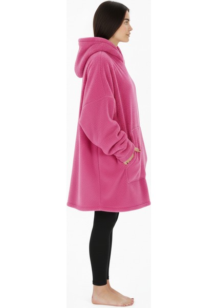 Wellsoft Kapüşonlu Giyilebilir Tv Battaniyesi Tek Kişilik Standart Beden fırsatları