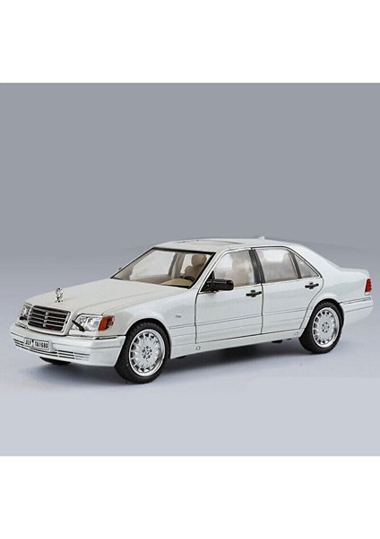 Mercedes Benz S320L Beyaz Diecast Model Araba Mercedes Benz W140 320SEL Makam Arabası Koleksiyonluk fırsatları
