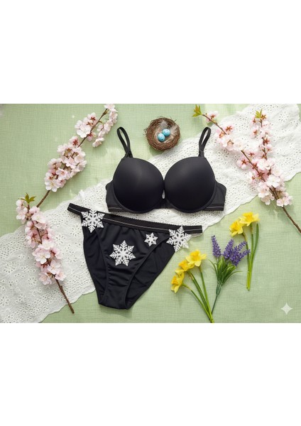 Lacivert Bambu Sütyen Takımı fiyatları