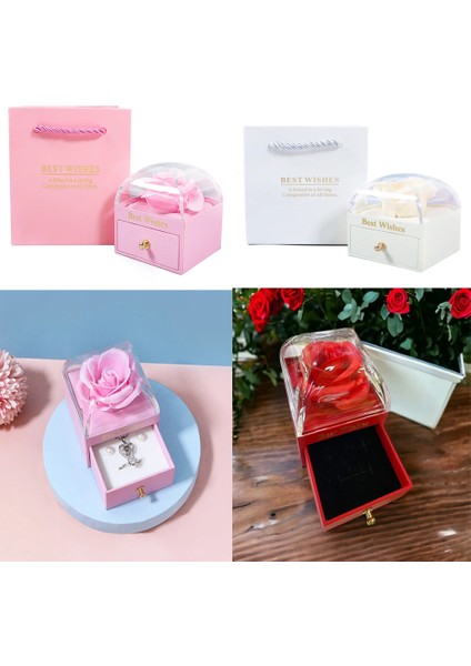 Toptan Sonsuzluk Gül Tasarımlı Takı Kutusu