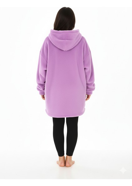 Wellsoft Kapüşonlu Giyilebilir Tv Battaniyesi Tek Kişilik Standart Beden fiyatları