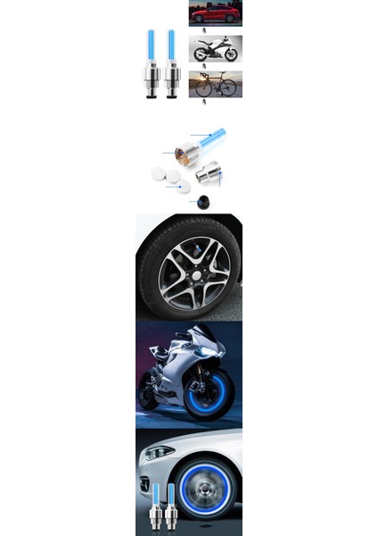 Turk Sibop Kapağı Mavi Işıklı 4 Adet fiyatları