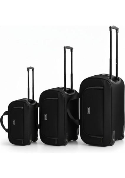 N K Kumaş Hostes & Pilot 3 Lü Valiz Seti