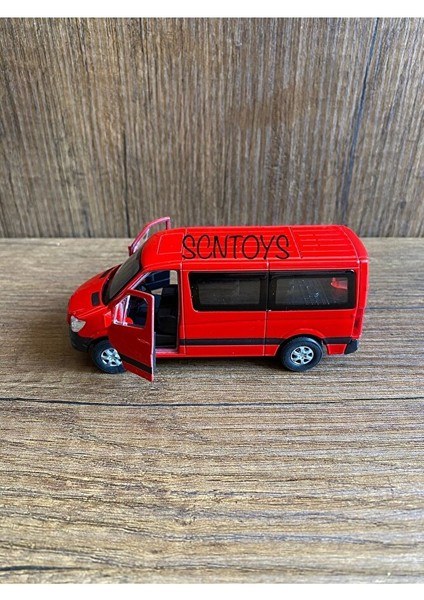 Kırmızı Mercedes Sprinter Model Araba Mercedes Araba Oyuncak Mercedes Sprinter Okul Taşıtı fırsatları