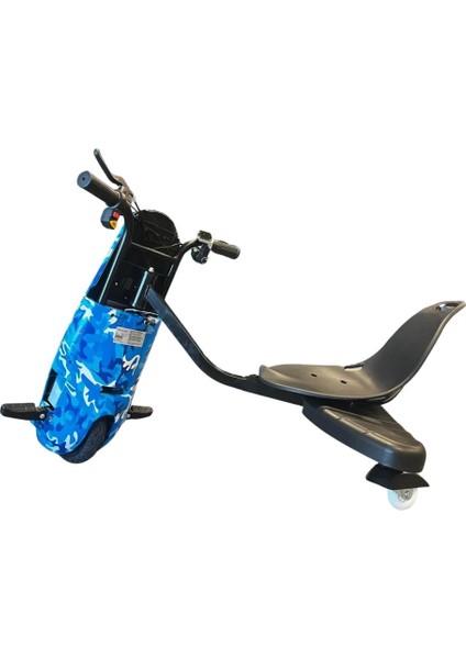 Drift Car Bluetooth Hoparlörlü Graffiti Desenli Drift Scooter Kask-Dizlik Seti Hediyeli modelleri