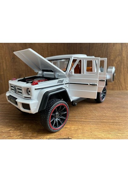 Mercedes G63 Jip Üstü Açık Jip Safari Arabası Kapıları Açılır Sesli Işıklı Oyuncak Mercedes Araba modelleri