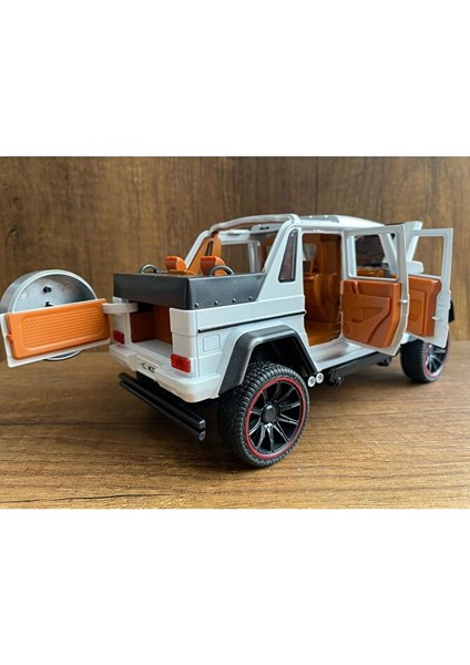 Mercedes G63 Jip Üstü Açık Jip Safari Arabası Kapıları Açılır Sesli Işıklı Oyuncak Mercedes Araba indirimleri